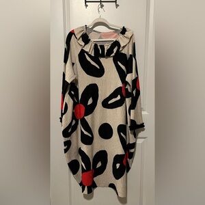 Barrel ruffled dress